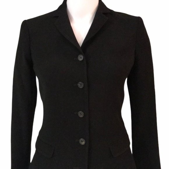 SOLD PRADA Notch-Lapel Button-Up Blazer - Picture 7 of 11